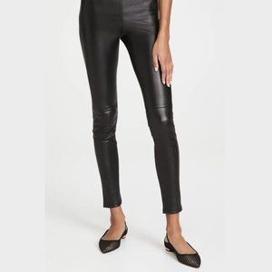 Theory Skinny Stretch Leather Legging Black size 4